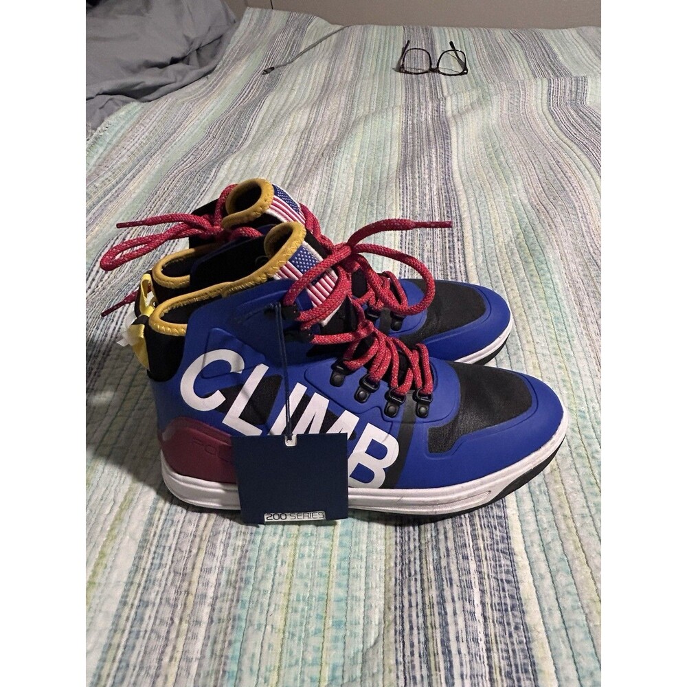 Polo Ralph Lauren Hi Tech Alpine 200 Climb Sneaker Boot Royal Blue Men 7.5 D NWT